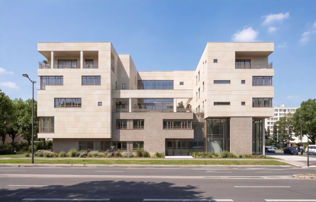 Admin Building Grenoble, France - Kevorkian Architecture Inc.